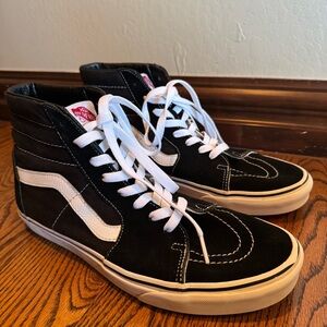 Vans Sk8-Hi Black and White Sneakers